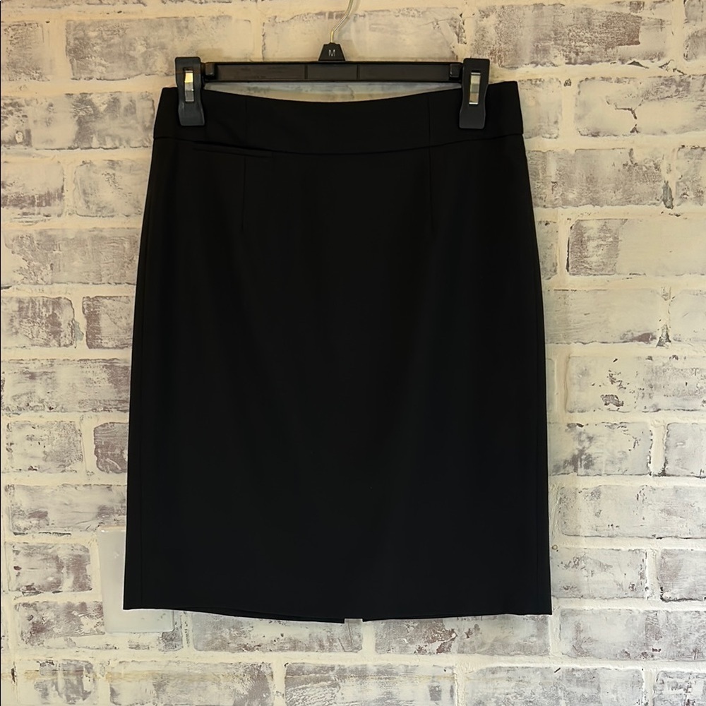 J. Crew Women’s Black Pencil Skirt High Waist Classic Pocket Career Size 0